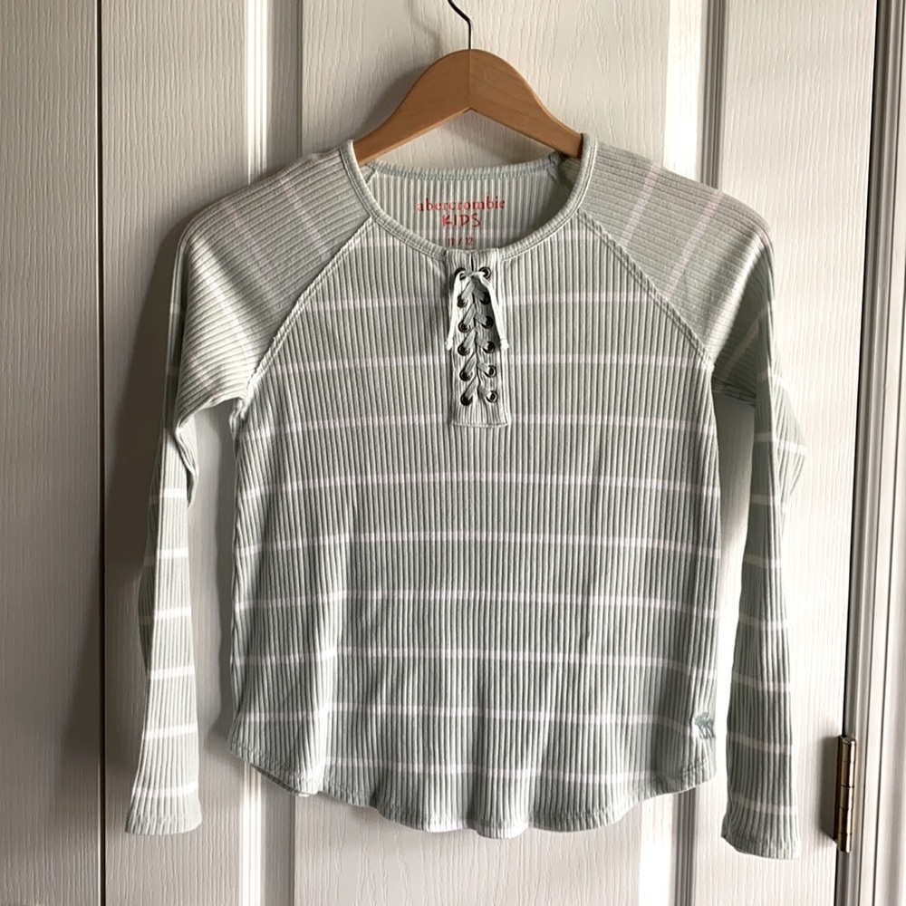 👉FINAL Abercrombie Kids girls long sleeve top 11-12